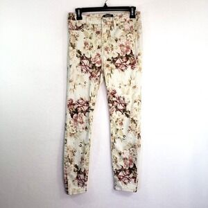 Buffalo‎ David Bitton Jeans Womens 4/27 Havana Floral High-Rise Ankle Skinny Y2K